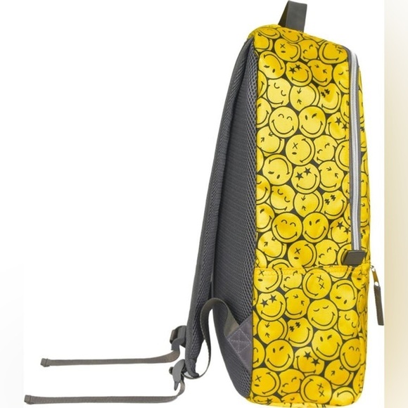 CONCEPT ONE Smileyworld Backpack, Yellow/Grey, NWT main image 5